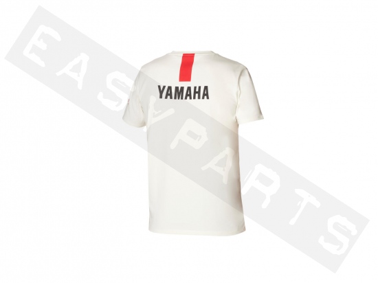 Yamaha Camiseta YAMAHA 60th Anniversary Moone blanco Hombre